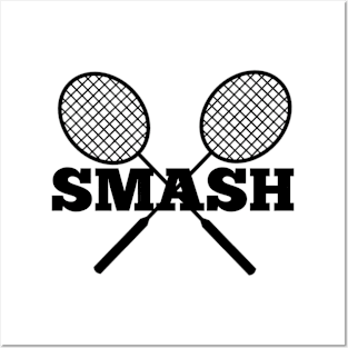 Smash badminton Posters and Art